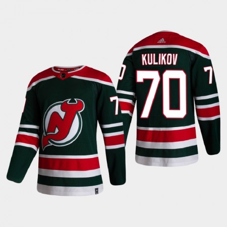 Herren Eishockey New Jersey Devils Trikot Dmitry Kulikov 70 2020-21 Reverse Retro Authentic